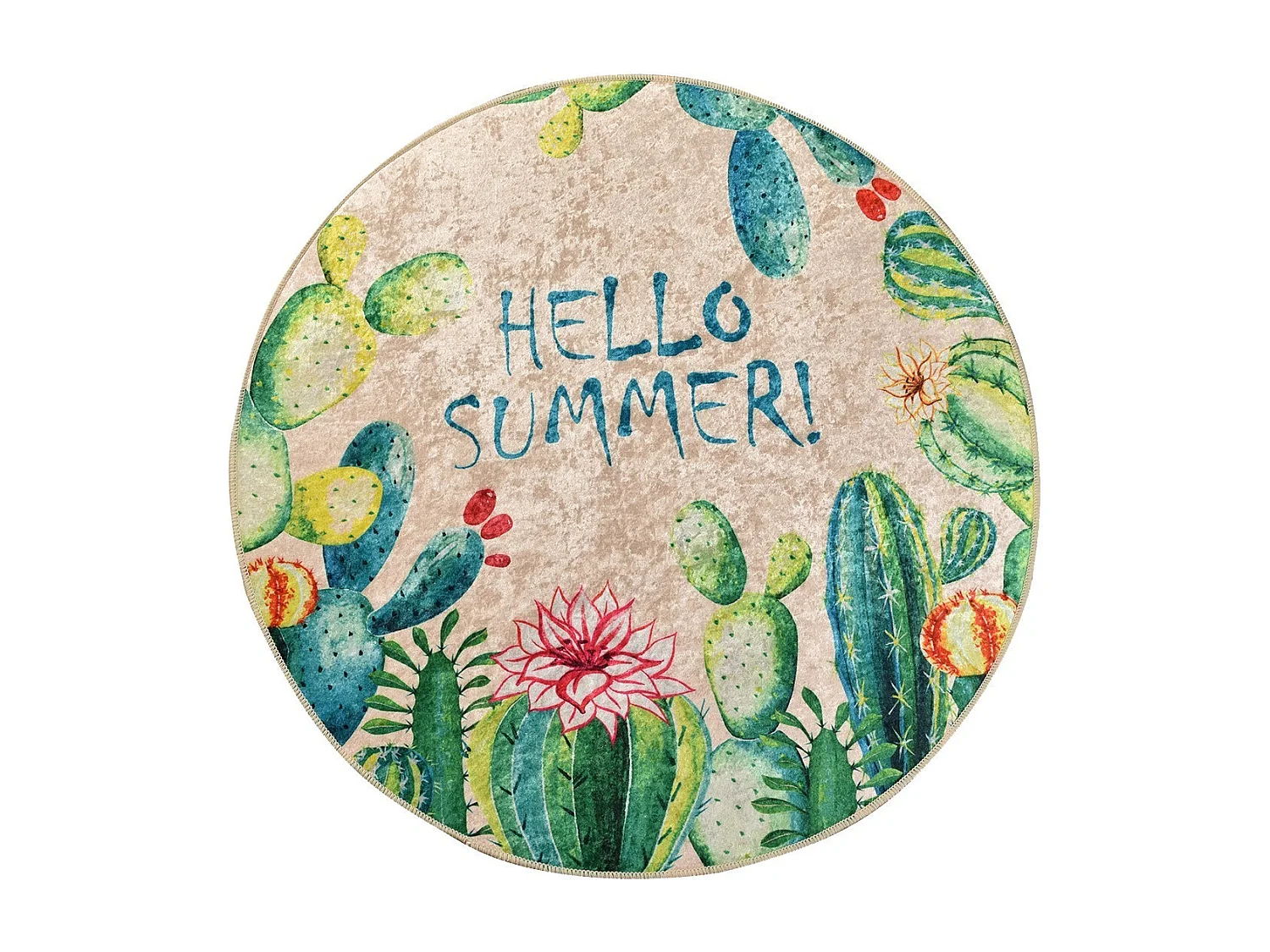 Alfombra de baño Hello Summer (100) multicolor