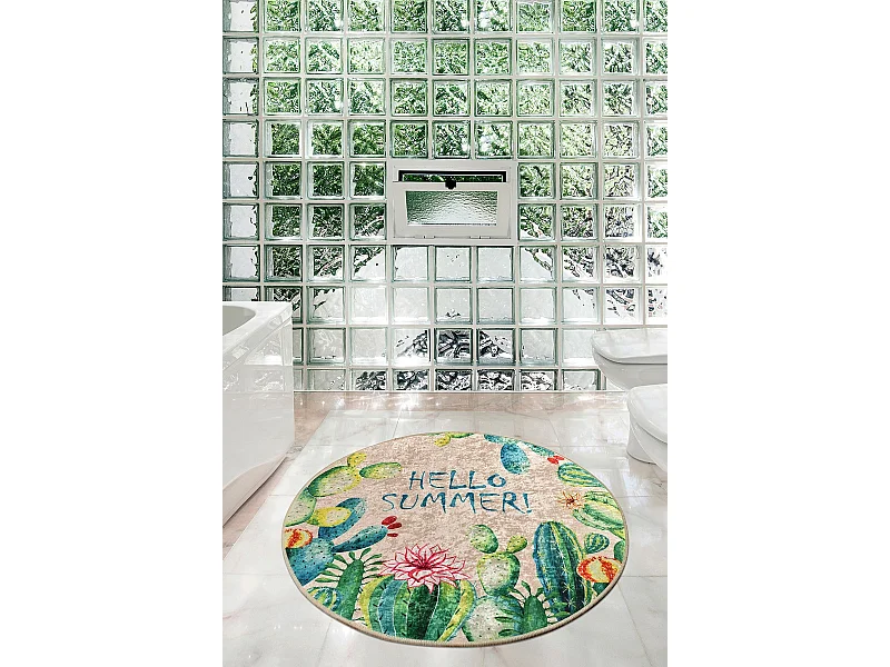 Alfombra de baño Hello Summer (100) multicolor