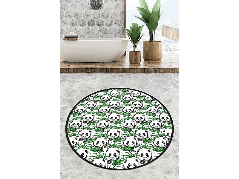Alfombra de baño Green Panda Circle Djt 200 multicolor
