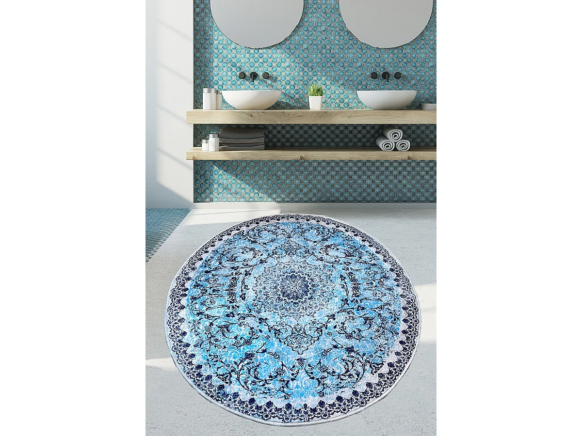 Alfombra de baño Raiya (100 cm) multicolor