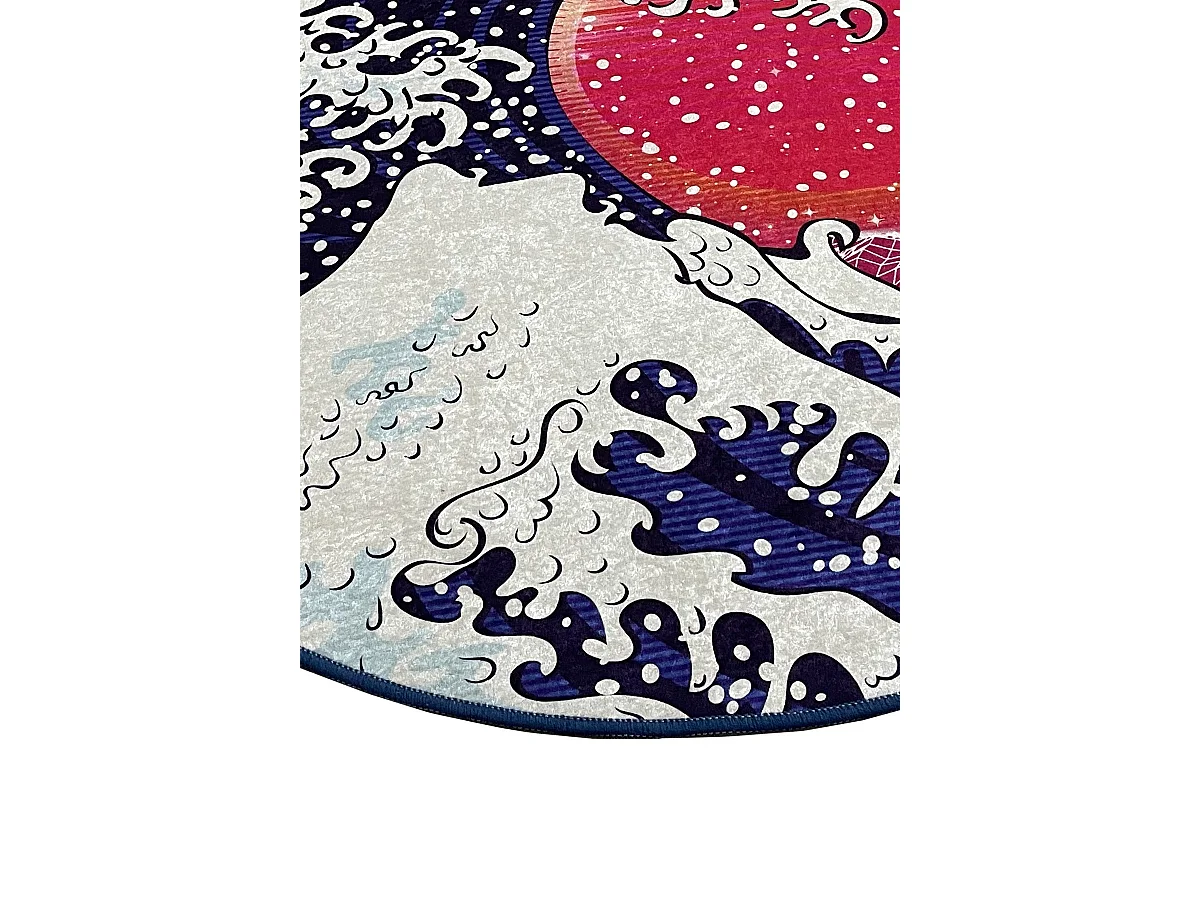 Alfombra de baño Tidal Wave Djt (80 cm) multicolor