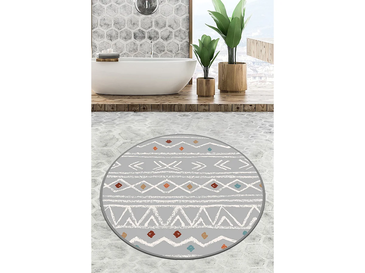 Alfombra de baño Ballocco Circle Djt 80 multicolor