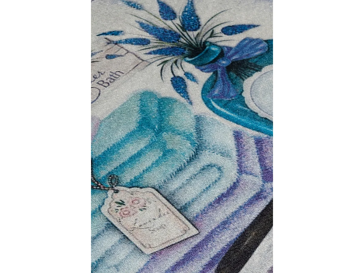 Alfombra de baño Lavanta DJT (40 x 60) multicolor