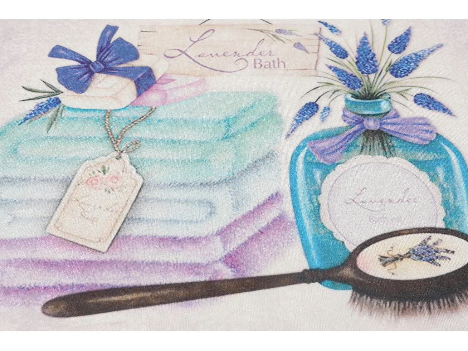 Alfombra de baño Lavanta DJT (40 x 60) multicolor