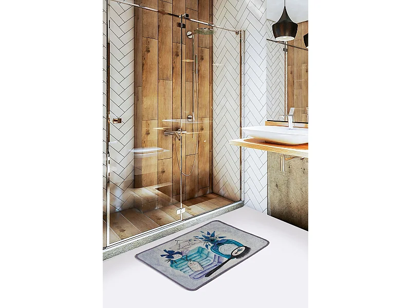 Alfombra de baño Lavanta DJT (40 x 60) multicolor