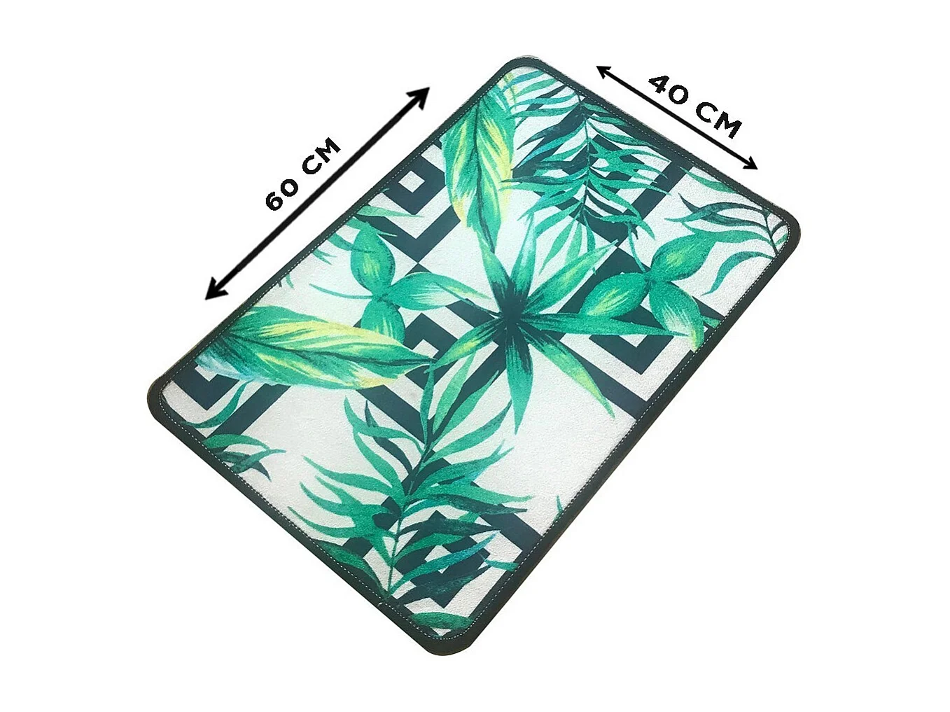 Alfombra de baño Botanic DJT multicolor