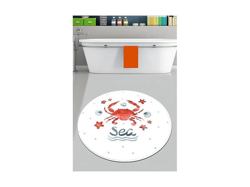 Alfombra de baño Crab Circle Djt 200 multicolor