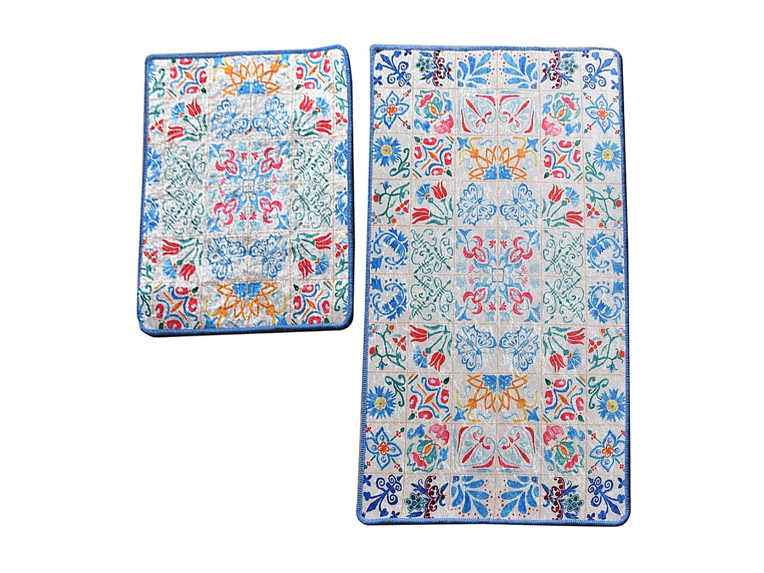 Alfombra de baño Set (2 piezas) Ceramica multicolor