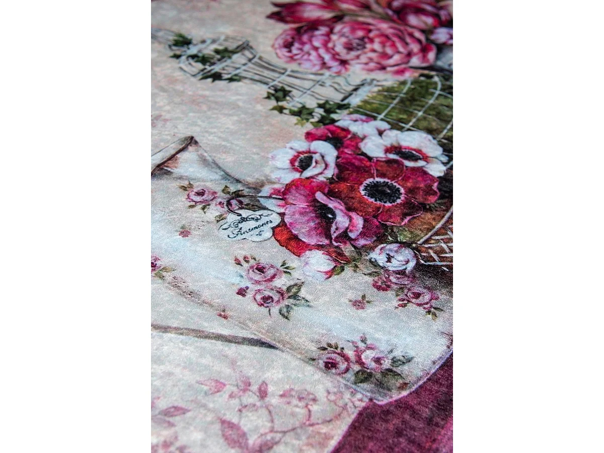 Alfombra de baño Set (2 piezas) Vintage DJT multicolor