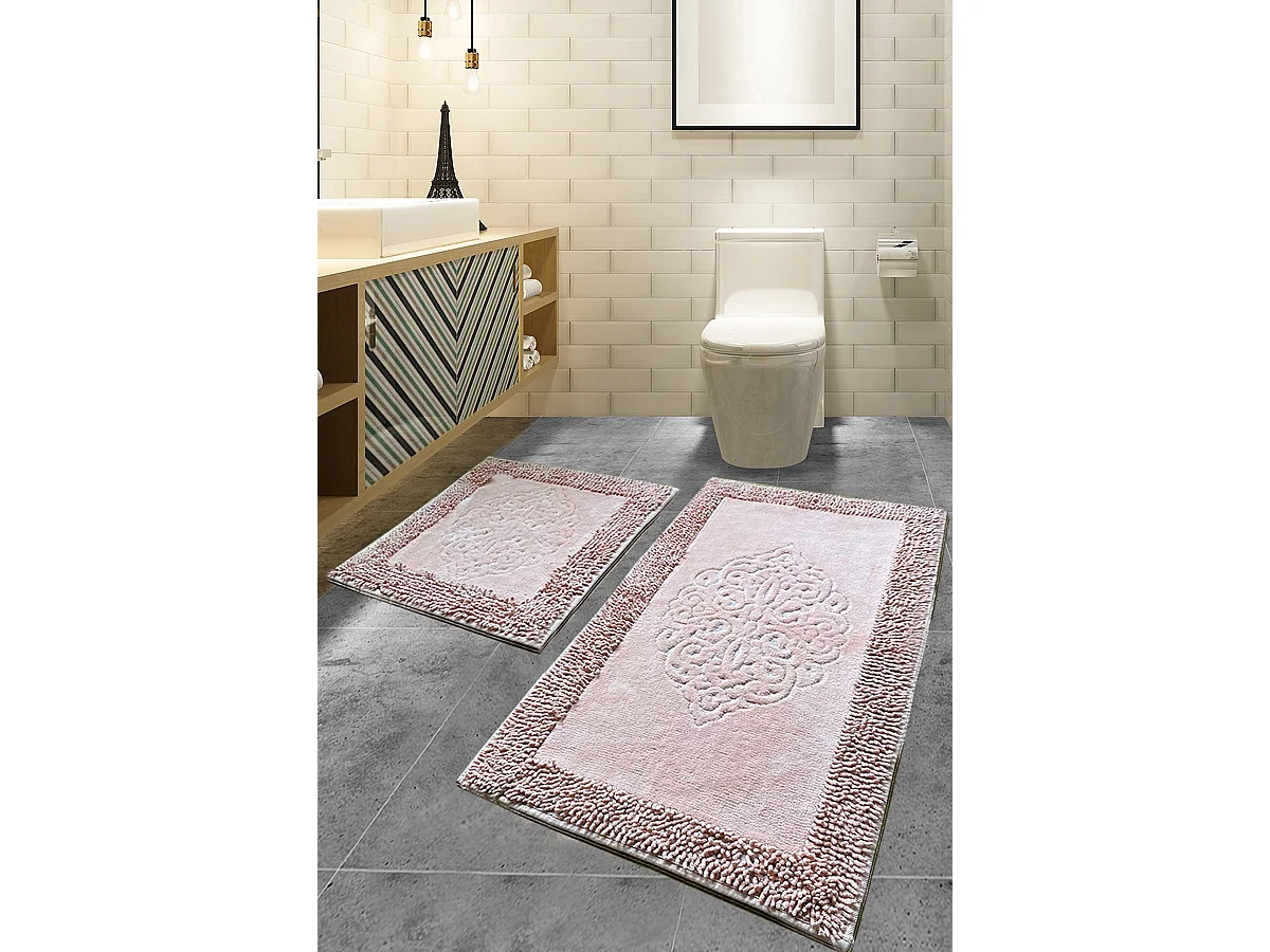 Alfombra de baño Set (2 piezas) Piante  multicolor