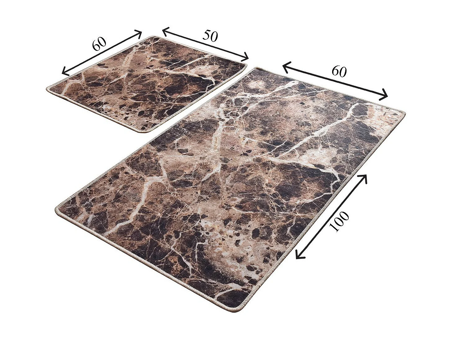 Alfombra de baño Set (2 piezas) Mozaik multicolor