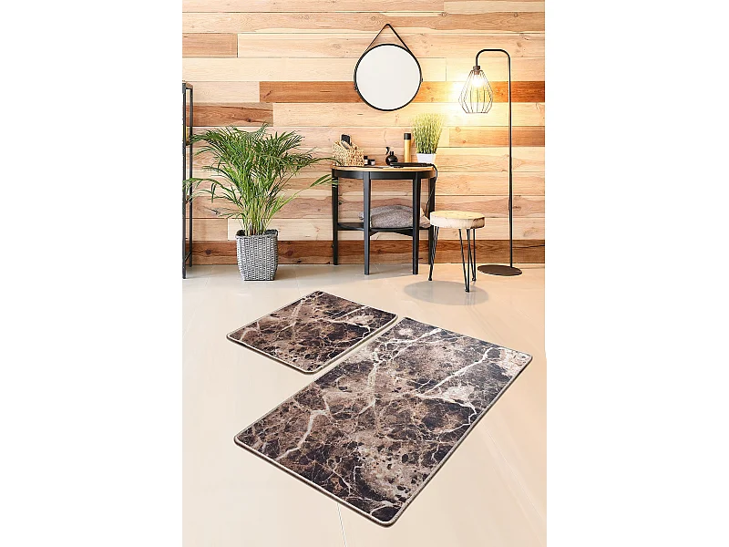 Alfombra de baño Set (2 piezas) Mozaik multicolor