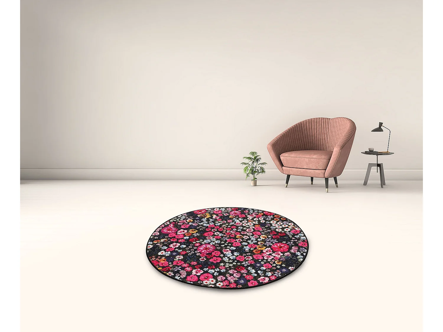 Alfombra de baño Antoryum Circle Djt 100 multicolor