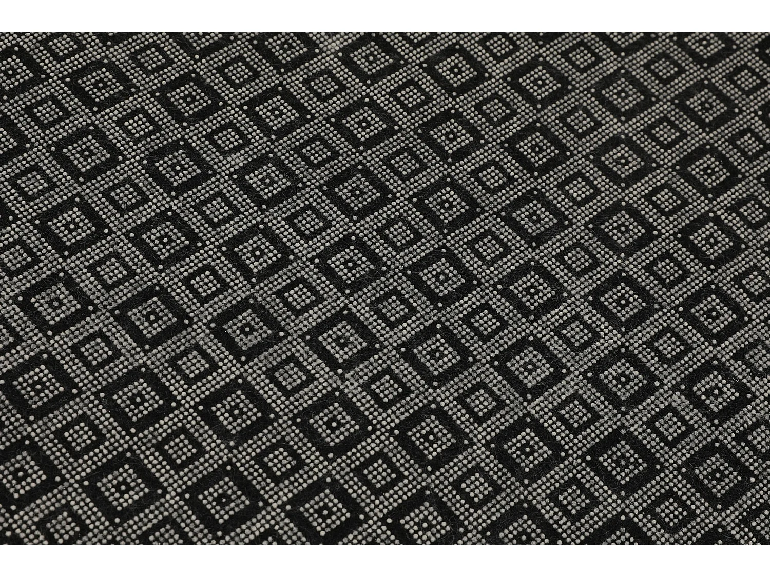 Alfombra de baño Lace DJT  gris blanco negro