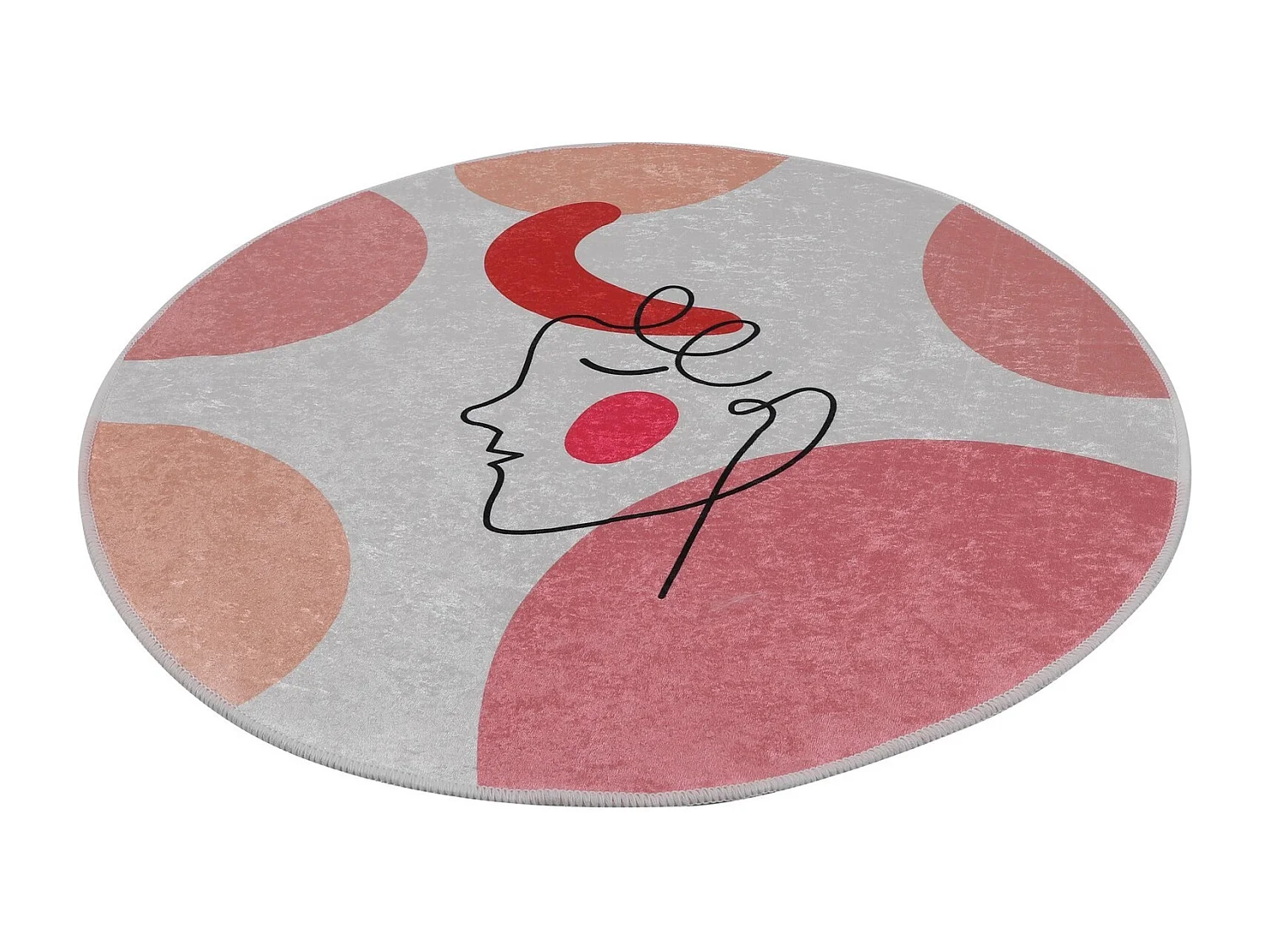 Alfombra de baño Chehara multicolor