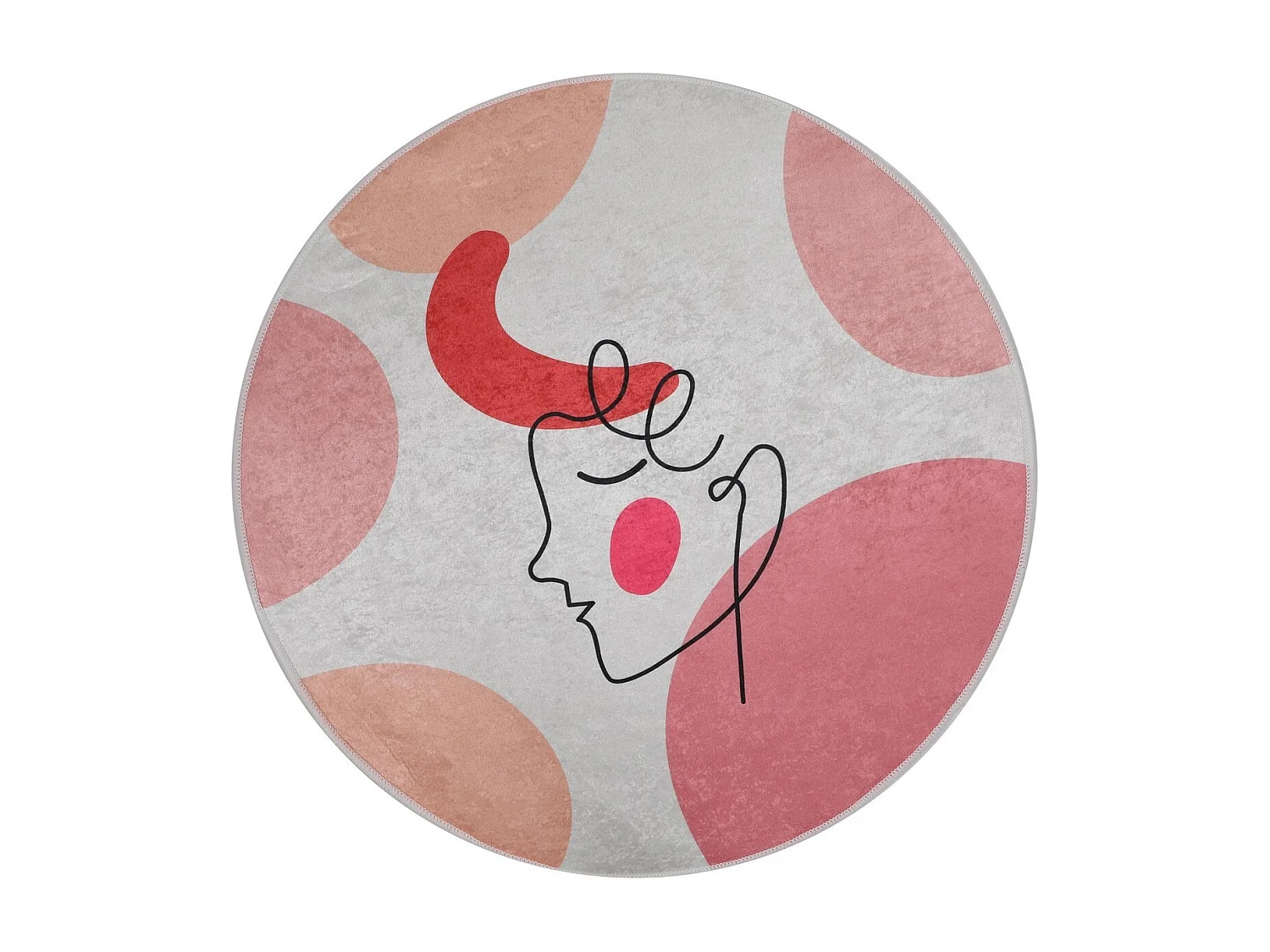 Alfombra de baño Chehara multicolor