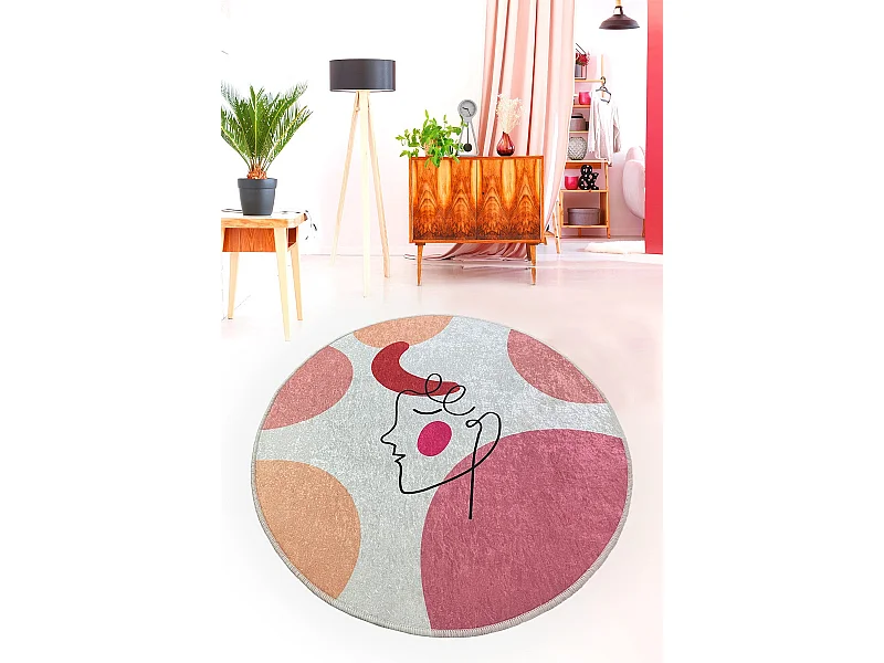 Alfombra de baño Chehara multicolor