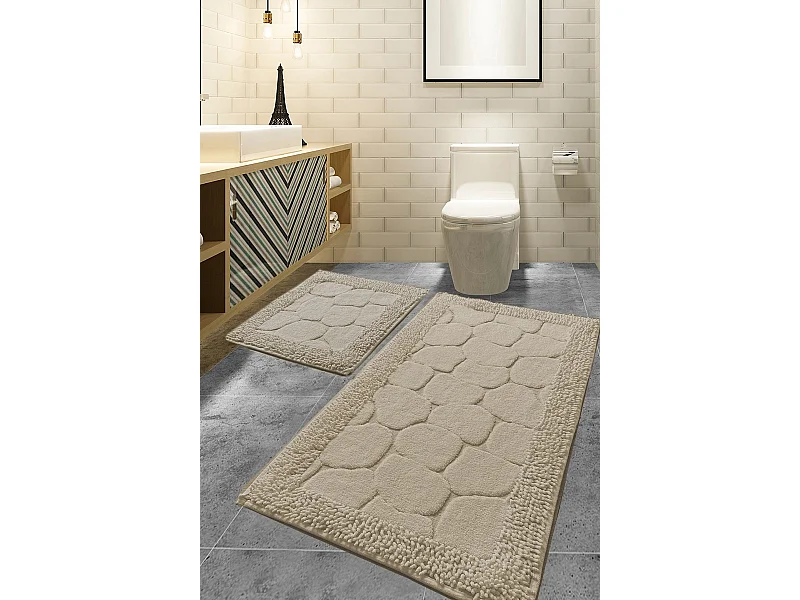 Alfombra de baño Set (2 piezas) Stone  multicolor