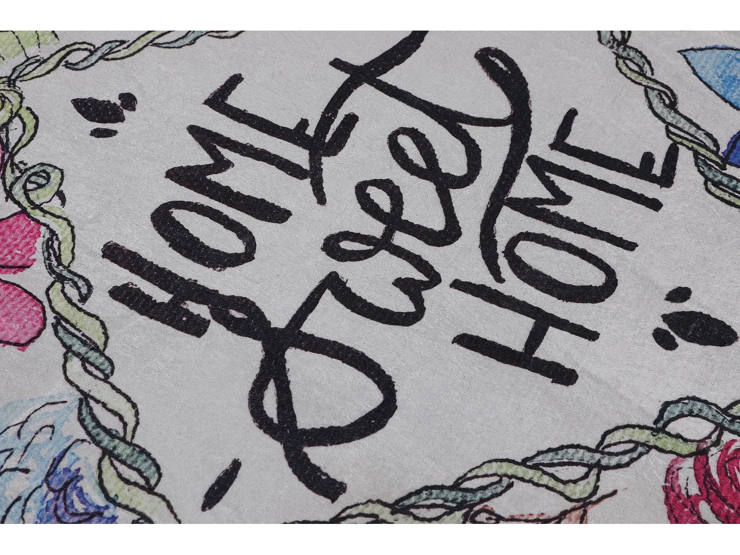 Alfombra de baño Topiary Circle Djt 80 multicolor