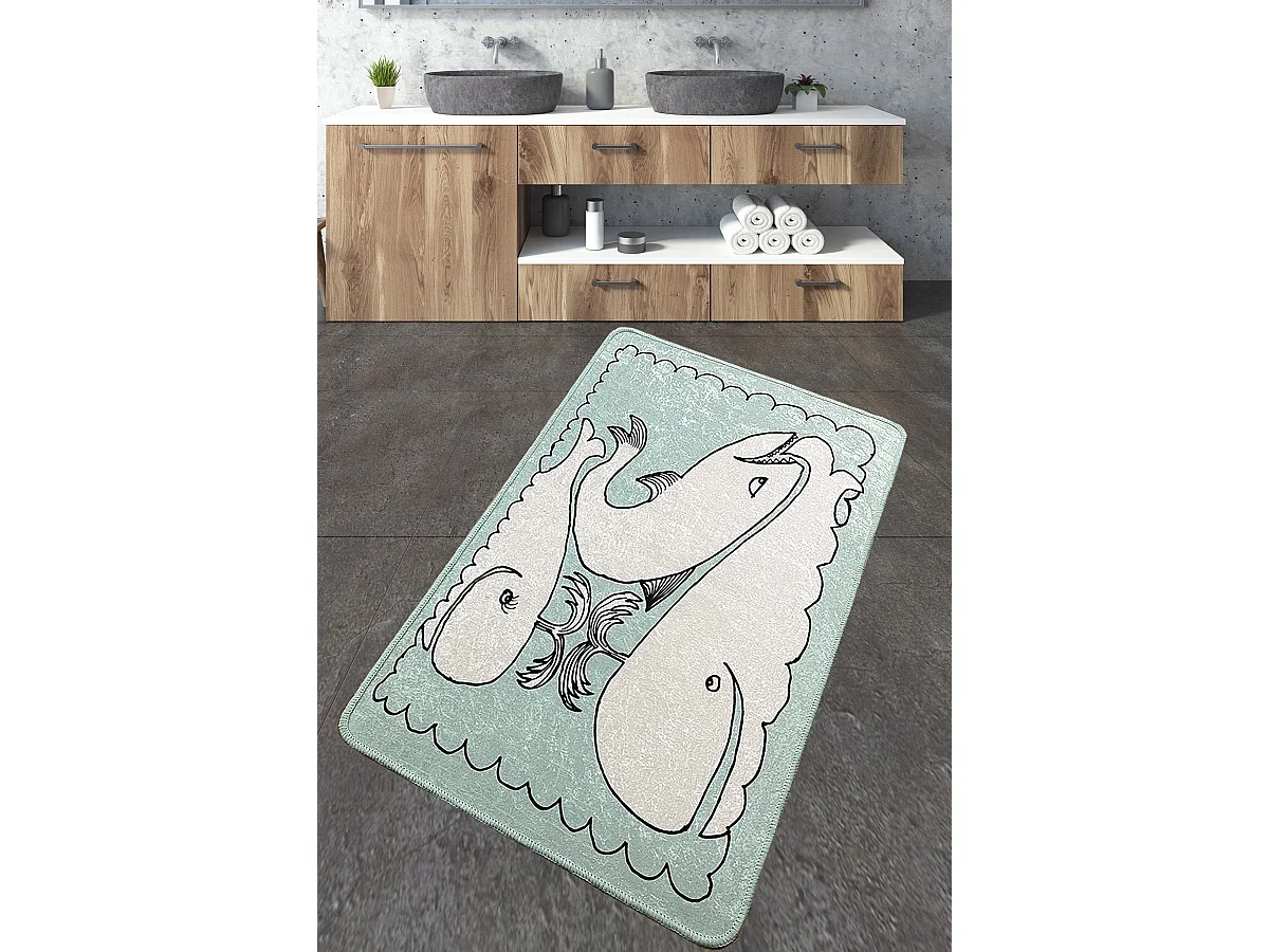 Alfombra de baño Helsinki multicolor