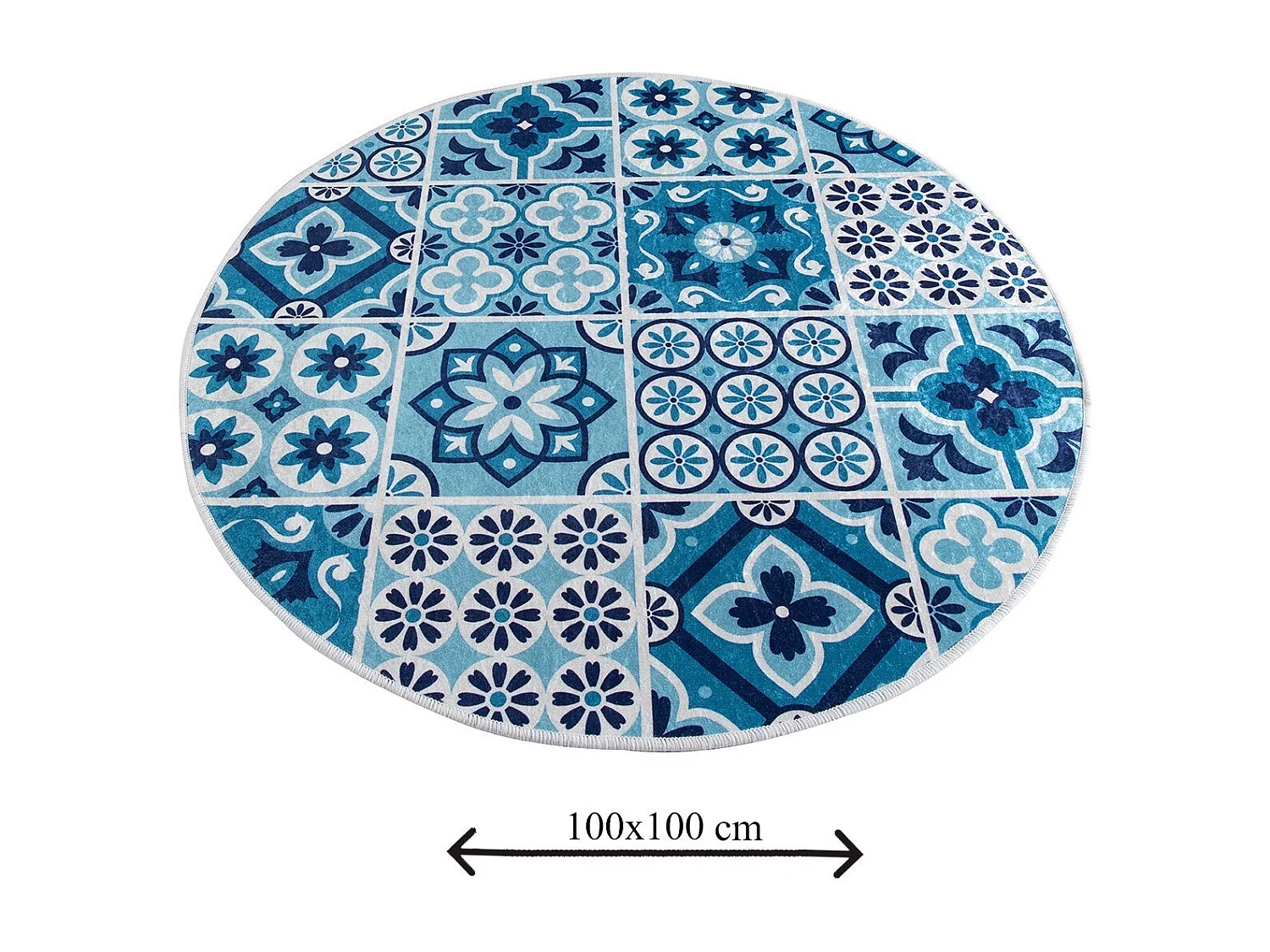 Alfombra de baño Ceramic DJT multicolor