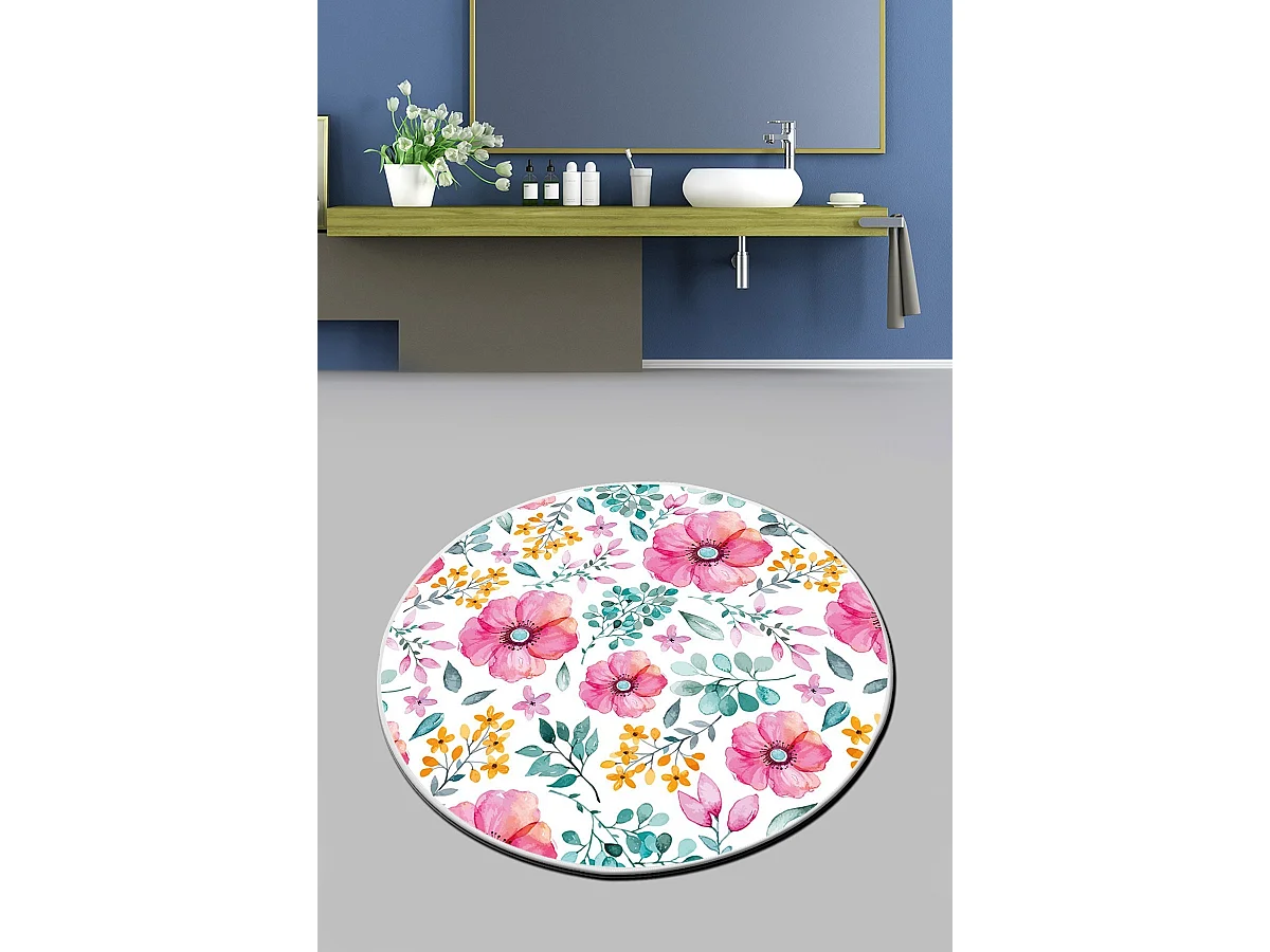 Alfombra de baño Azalea (80 x 80) multicolor