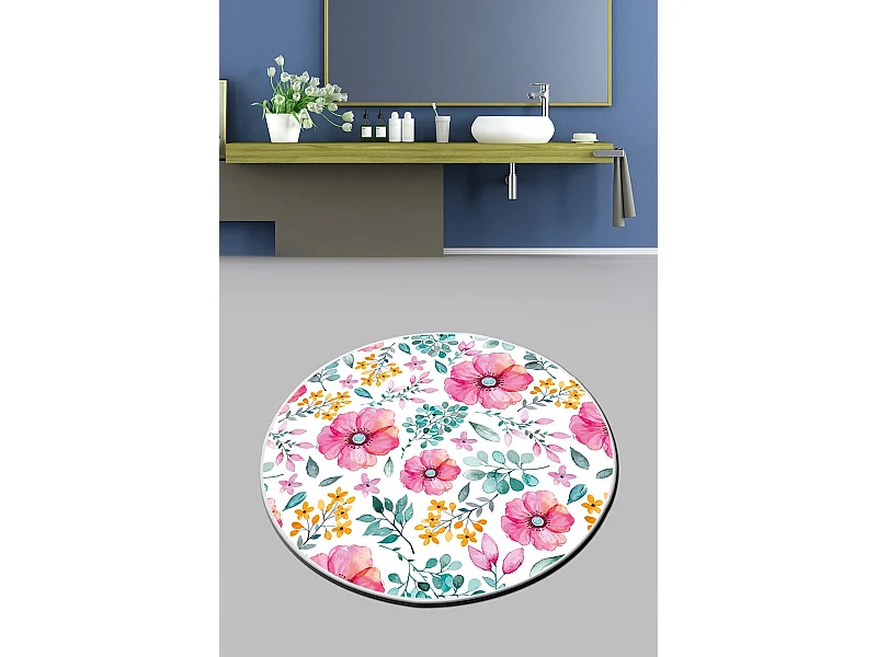 Alfombra de baño Azalea (80 x 80) multicolor