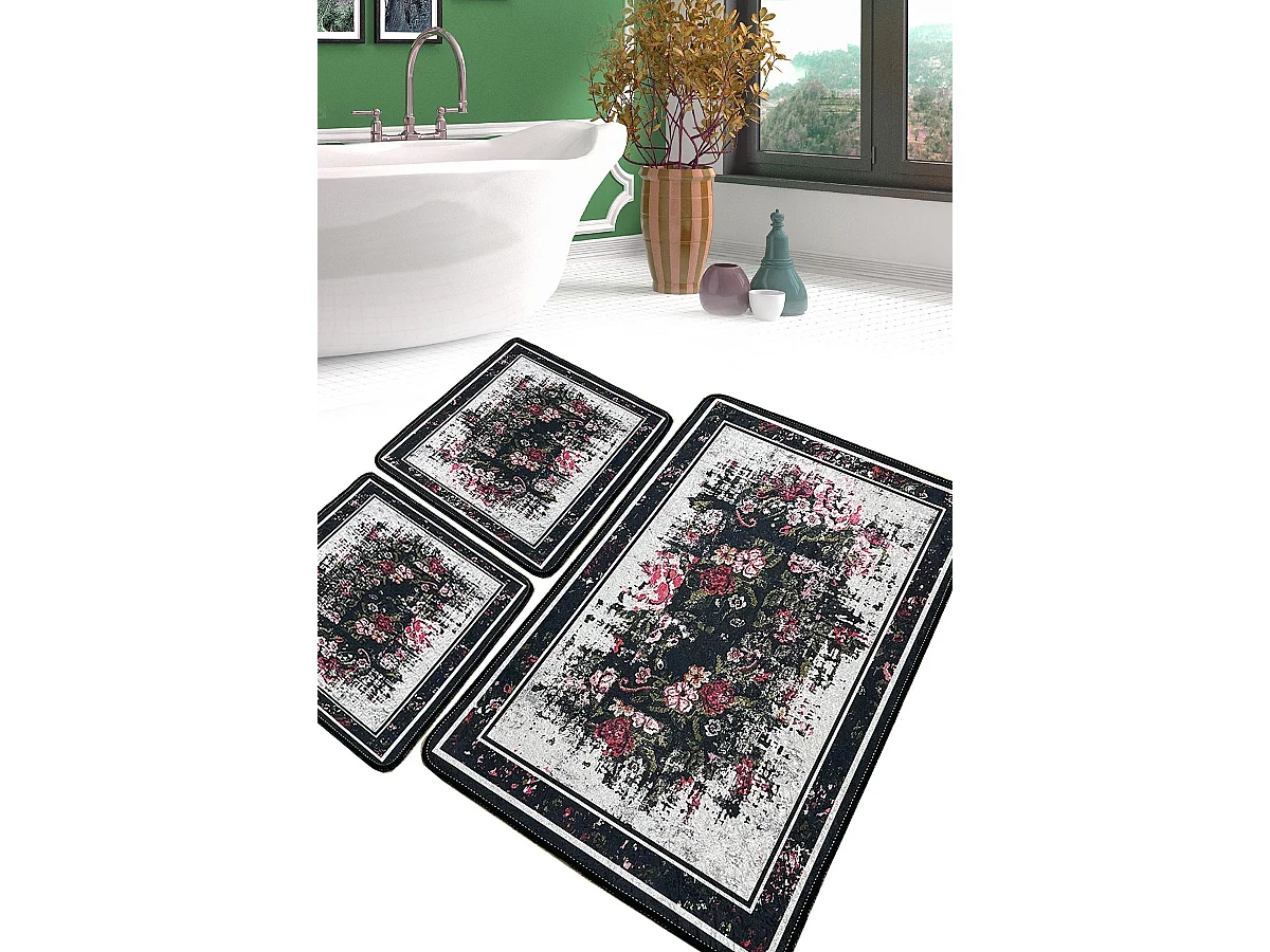 Alfombra de baño Set (3 piezas) Arrosa multicolor