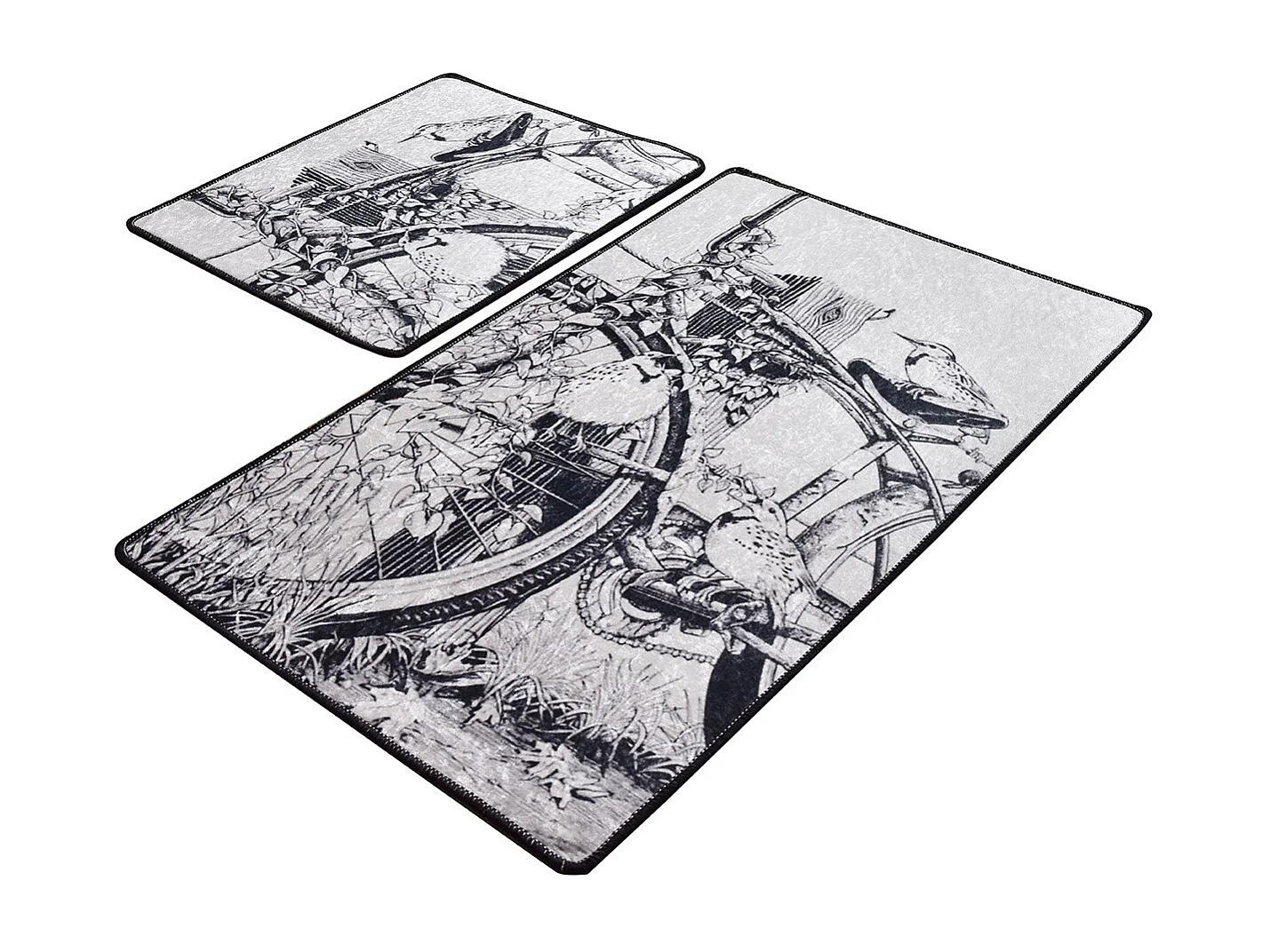 Alfombra de baño Set (2 piezas) Hand Draw multicolor