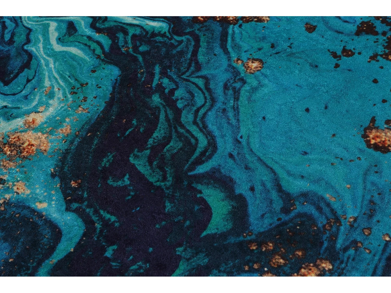 Alfombra de baño Set (2 piezas) Marbling multicolor