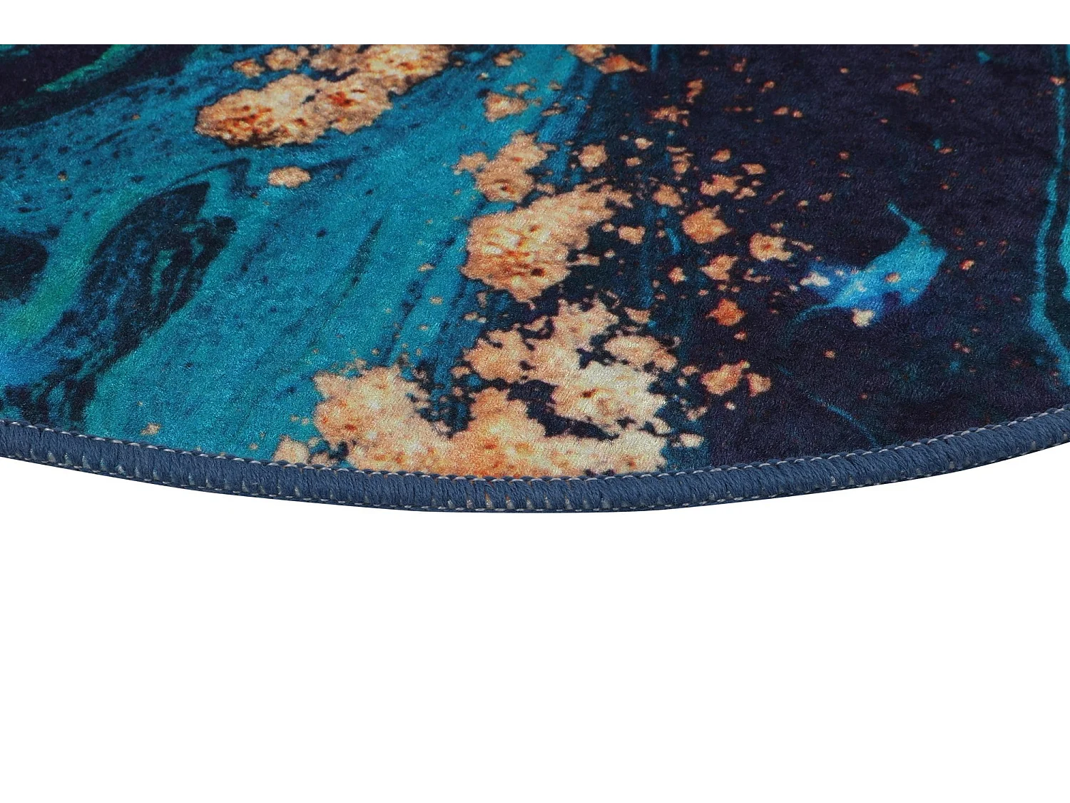 Alfombra de baño Set (2 piezas) Marbling multicolor