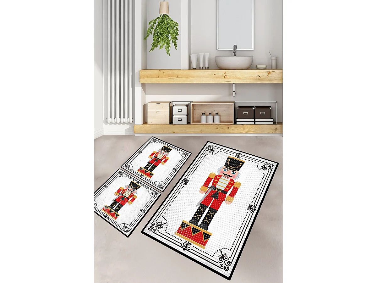 Alfombra de baño Set (3 piezas) Lead Soldier multicolor