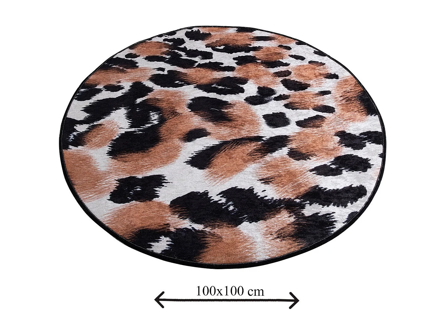 Alfombra de baño Leopard DJT multicolor