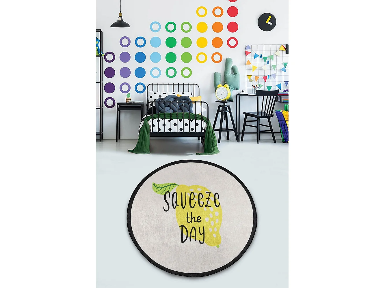 Alfombra de baño Mone Djt (160 cm) multicolor