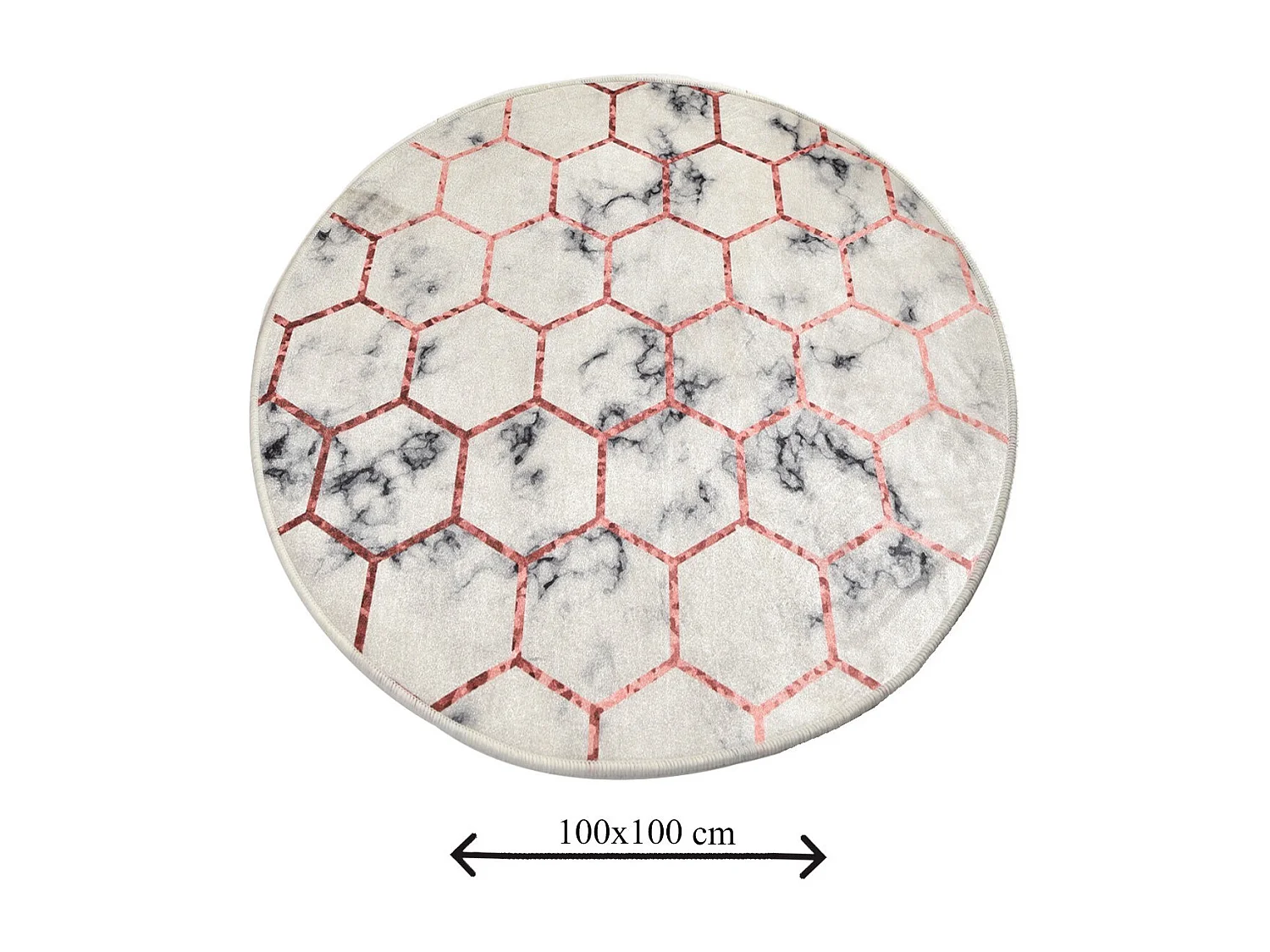 Alfombra de baño Honeycumb DJT multicolor