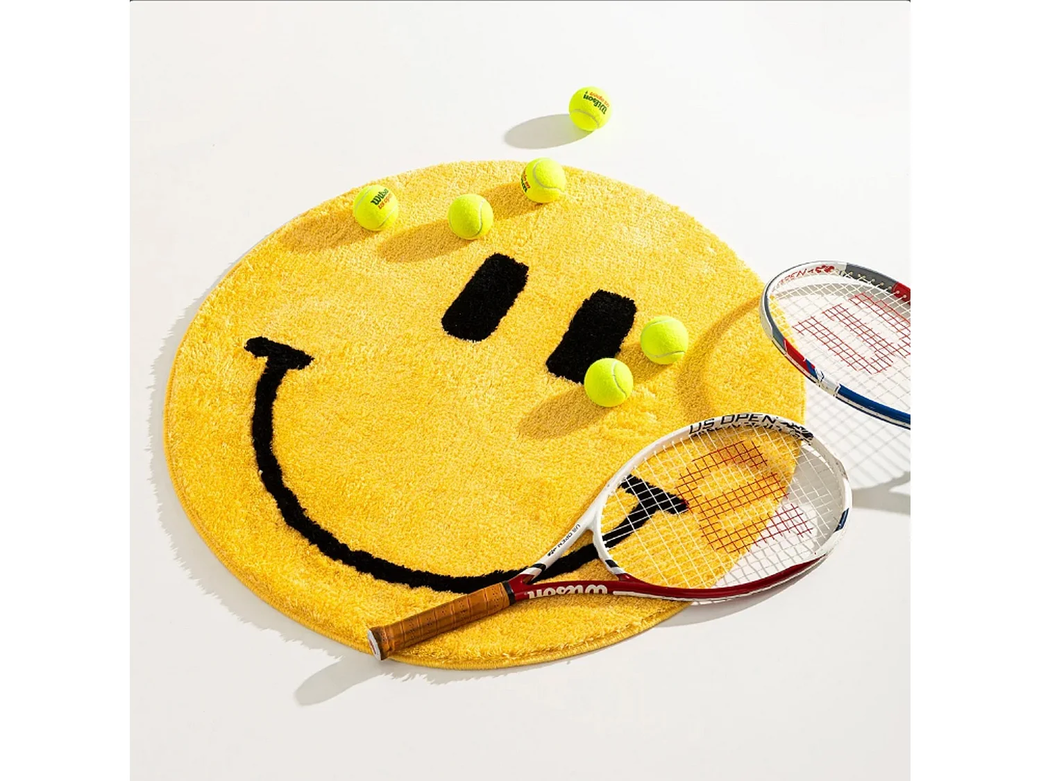 Alfombra de baño Yellow Smile amarillo