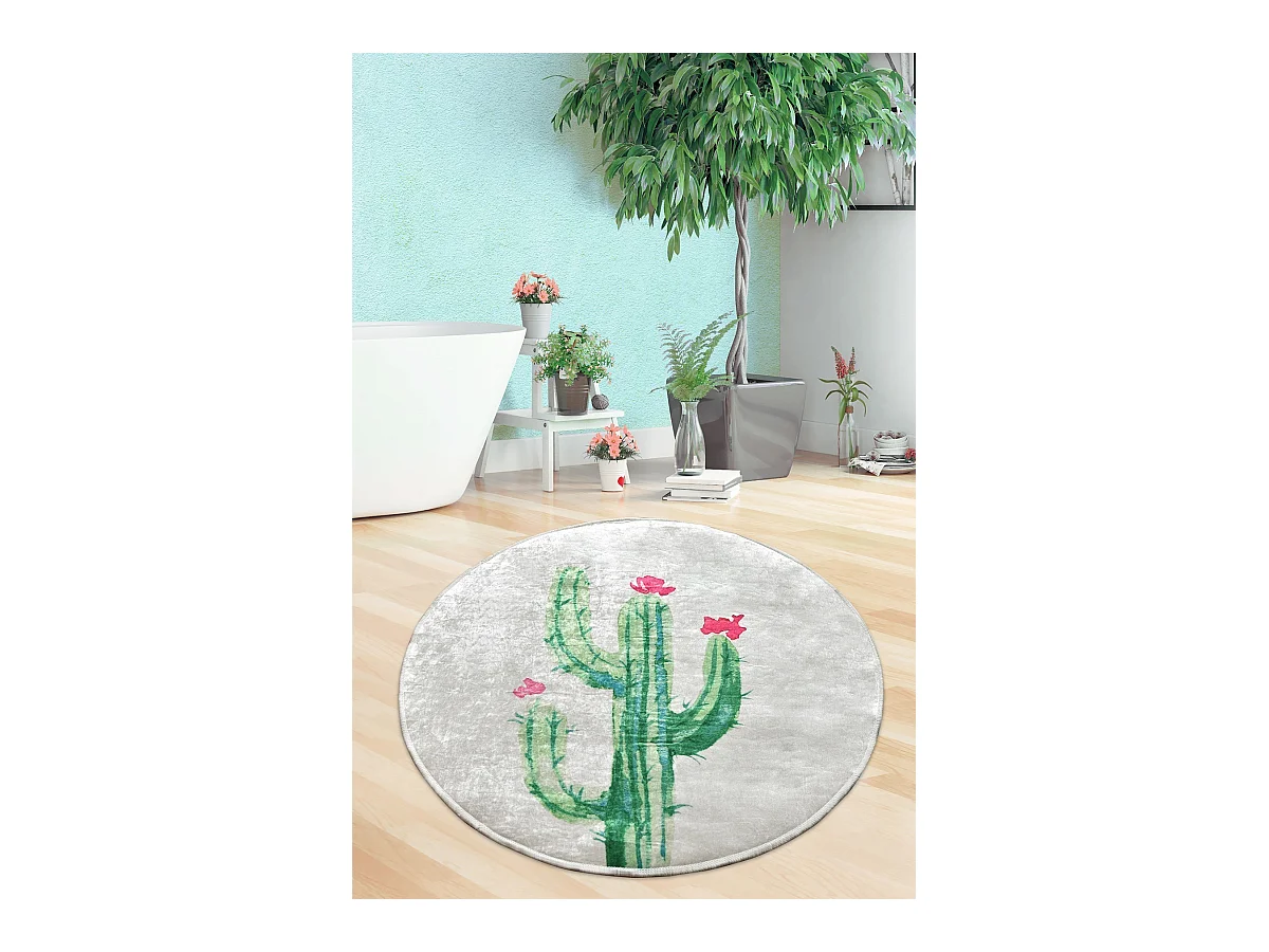 Alfombra de baño Fiore DJT Çap multicolor