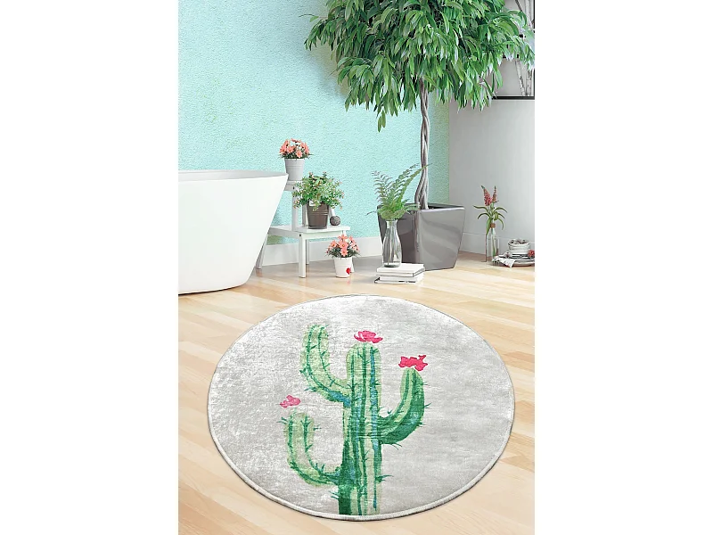 Alfombra de baño Fiore DJT Çap multicolor