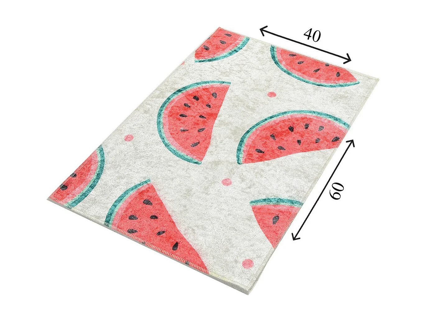 Alfombra de baño Karpuz DJT multicolor