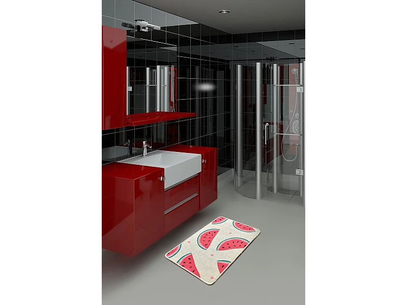 Alfombra de baño Karpuz DJT multicolor