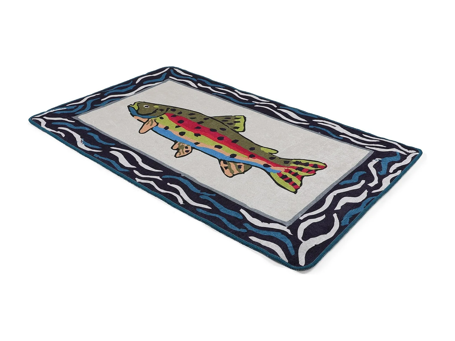 Alfombra de baño Pescado multicolor