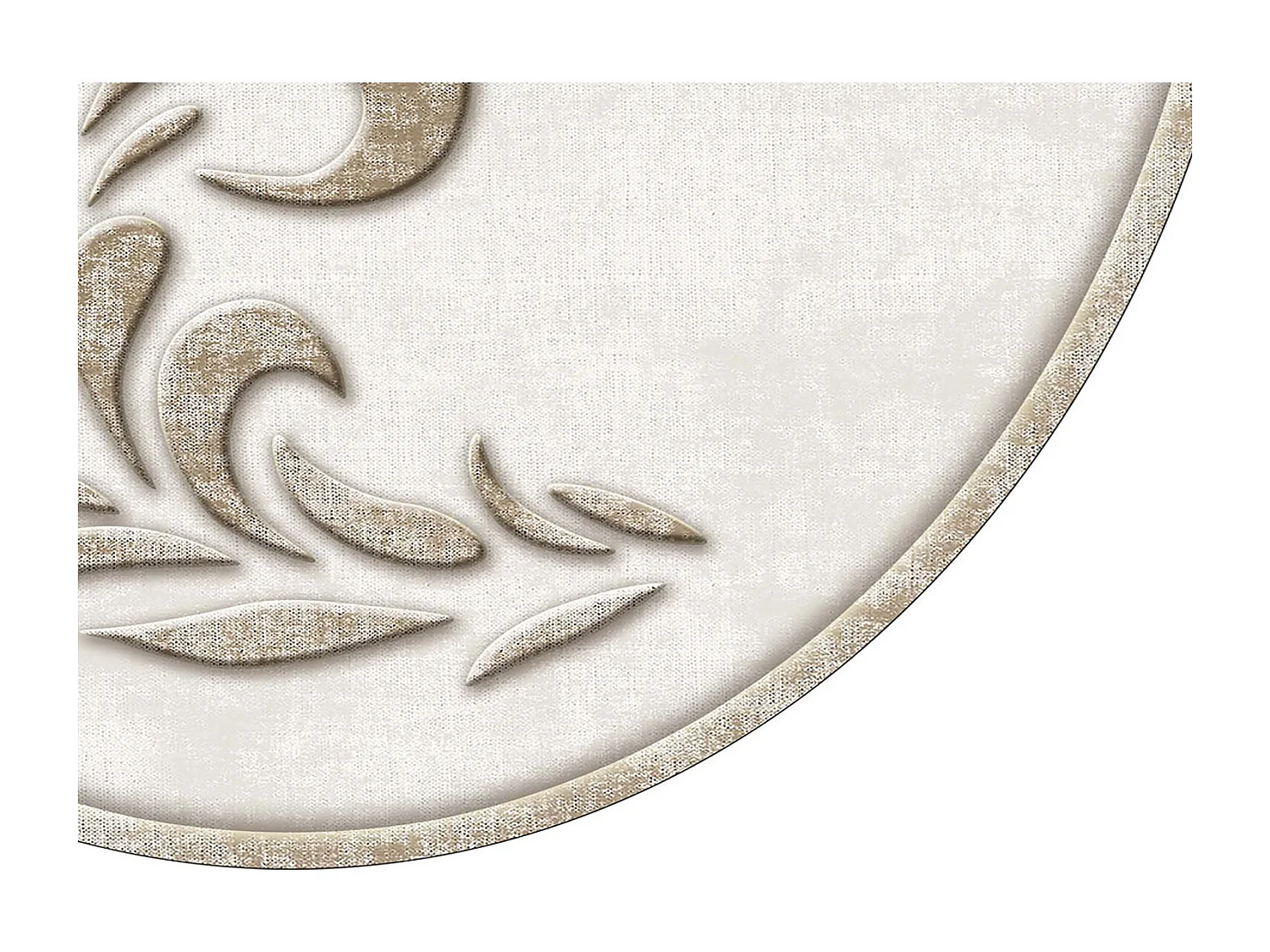 Alfombra de baño Set (2 piezas) 210FG41115KR crema