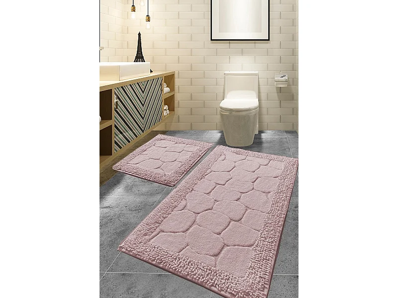 Alfombra de baño Set (2 piezas) Stone  multicolor