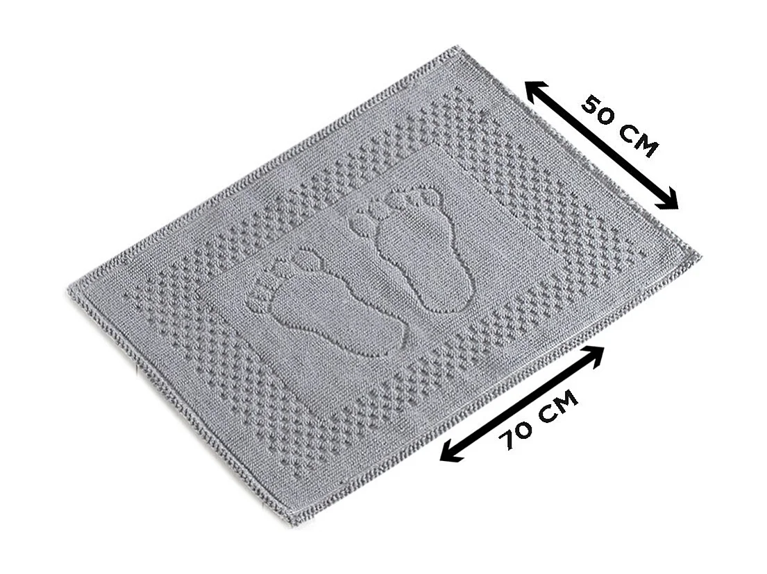 Alfombra de baño Foet  gris