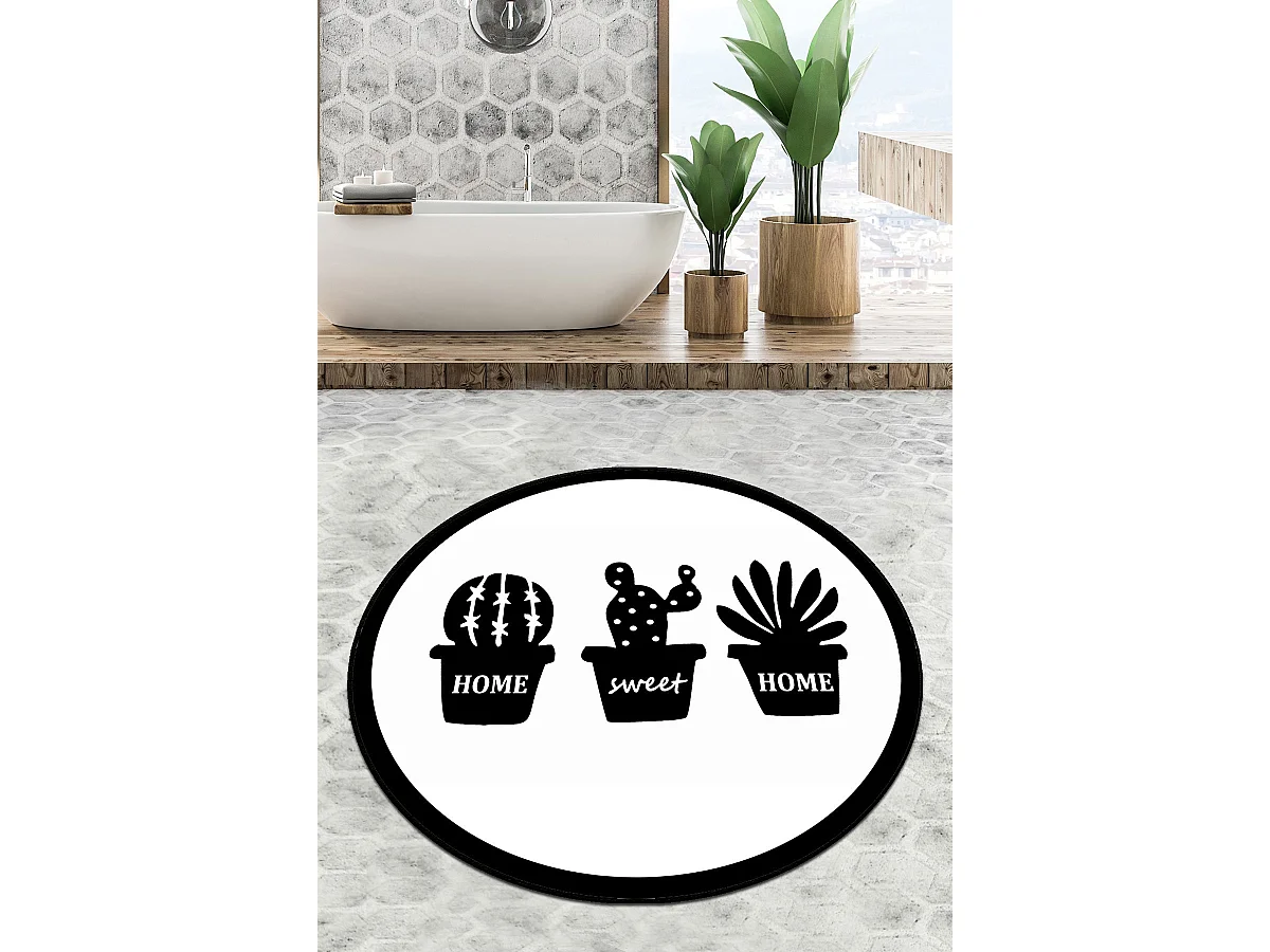 Alfombra de baño Cereus Circle Djt 80 multicolor