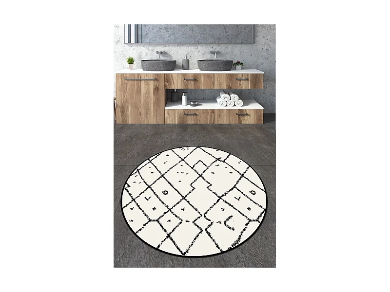 Alfombra de baño Dalmata Circle Djt 200 multicolor