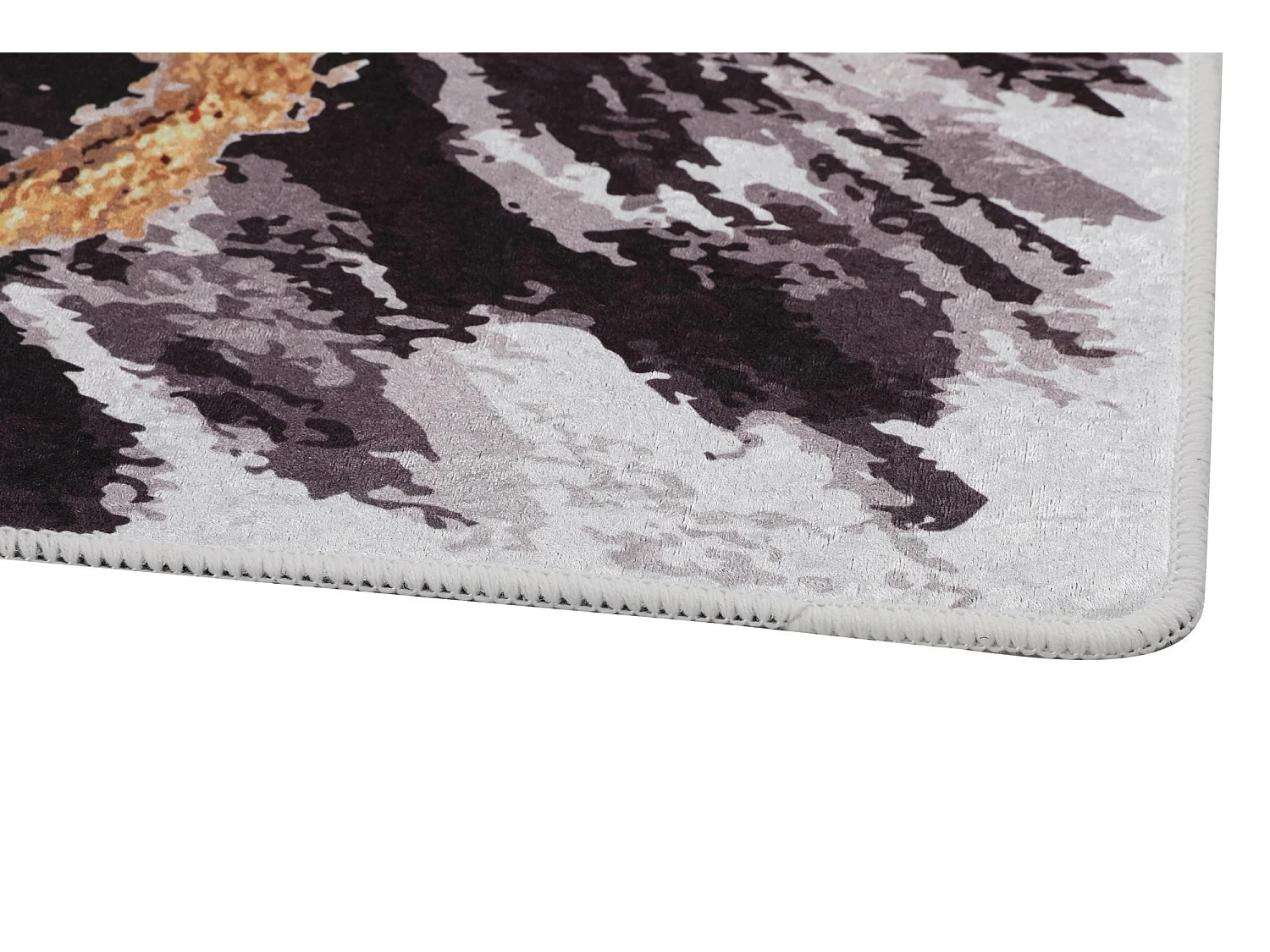 Alfombra de baño Set (3 piezas) Dagger oro blanco negro