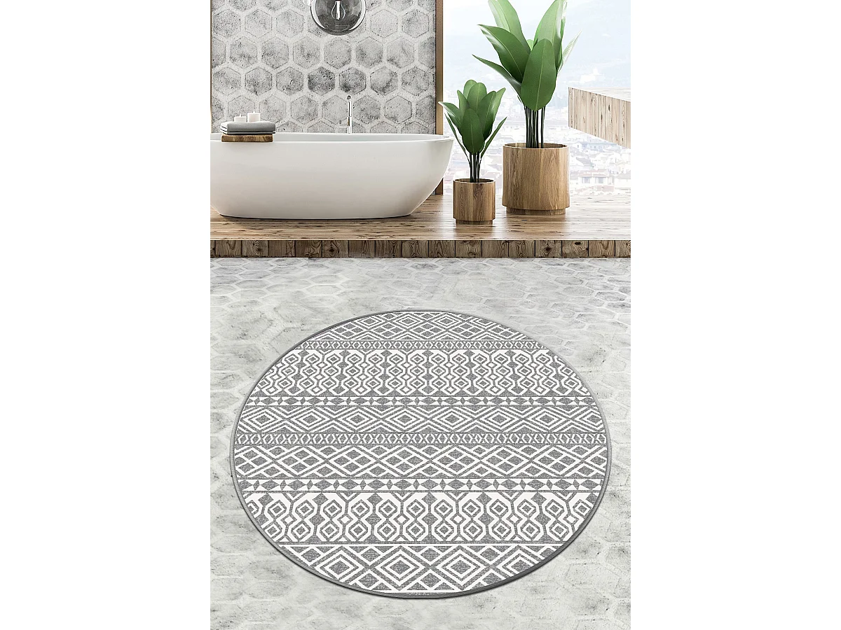 Alfombra de baño Order Circle Djt 160 multicolor