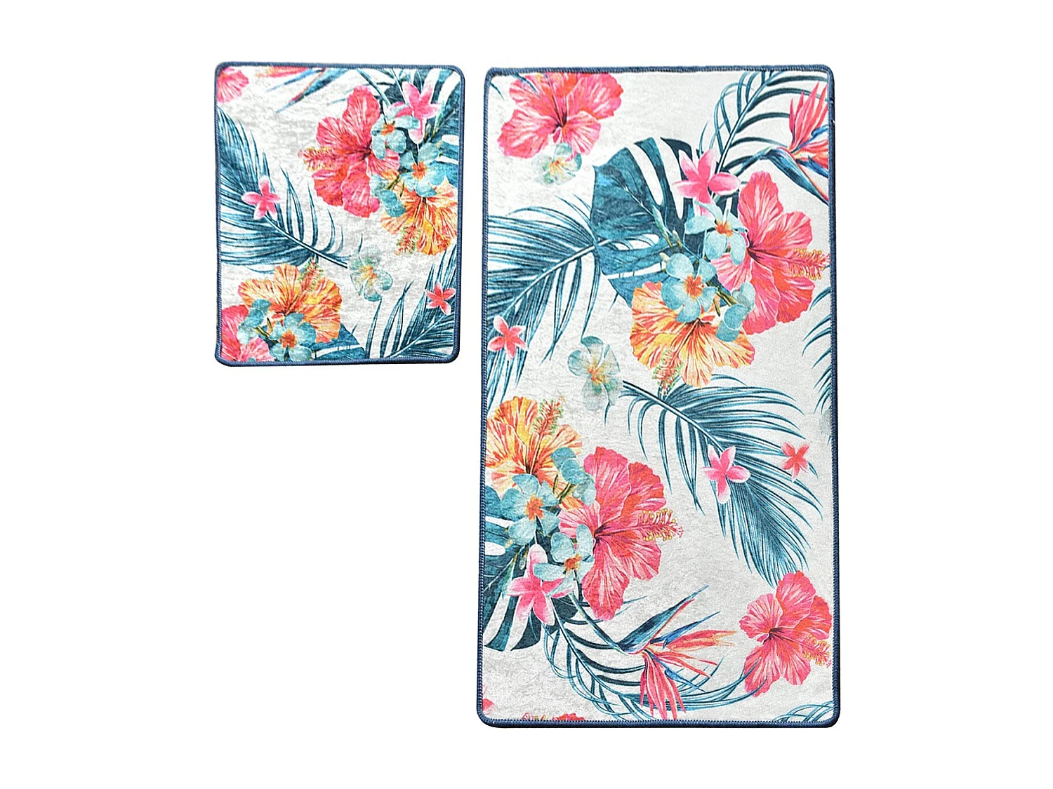 Alfombra de baño Set (2 piezas) Claire multicolor