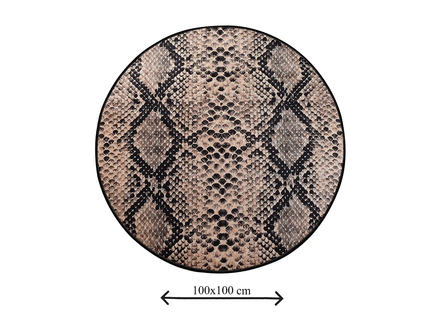 Alfombra de baño Snake DJT multicolor